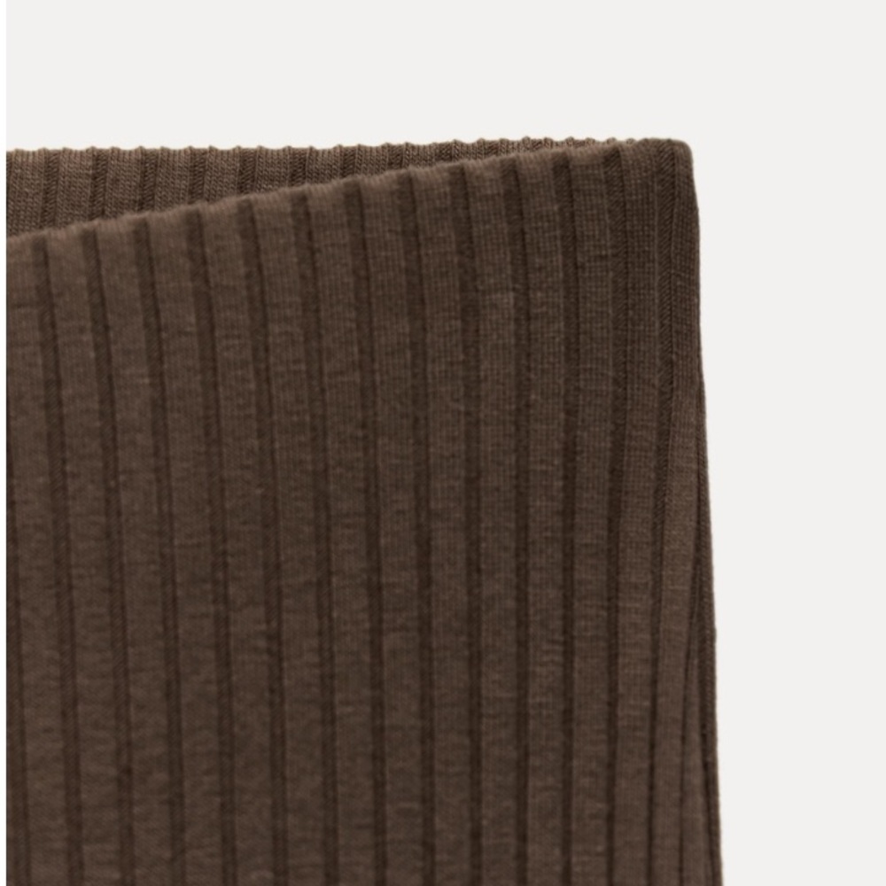 (#147)ZARA Flared Ribbed Pants - Picture 5 of 5